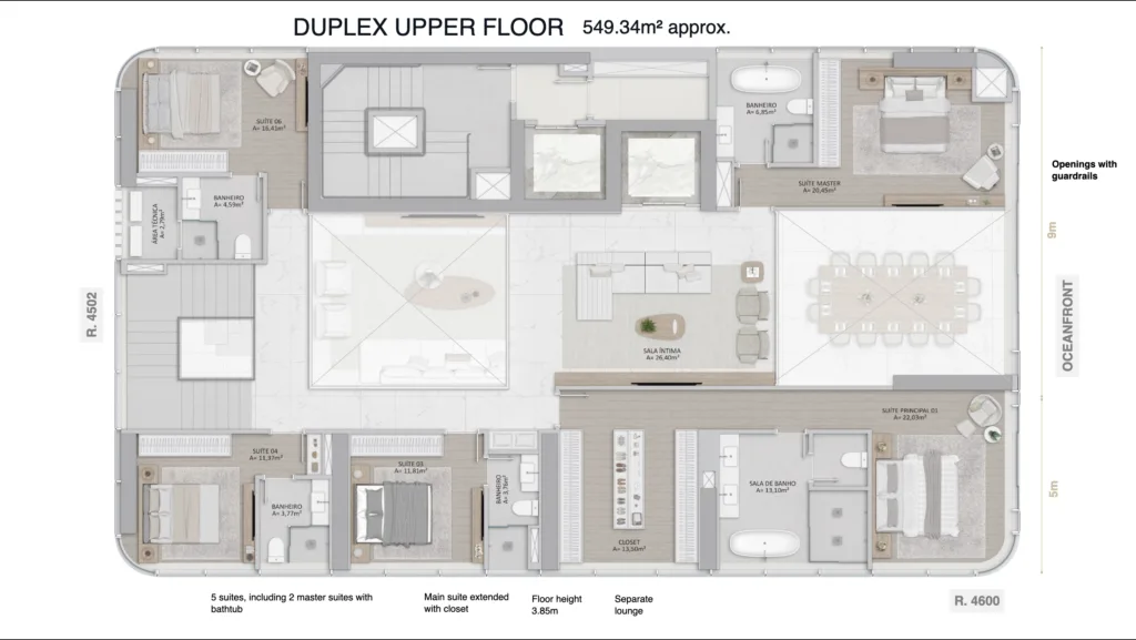 Blue View Tower: Ultra-Luxury Beachfront Residence in Avenida Atlântica - Balneário Camboriú - Image 16 | Rocks Investments