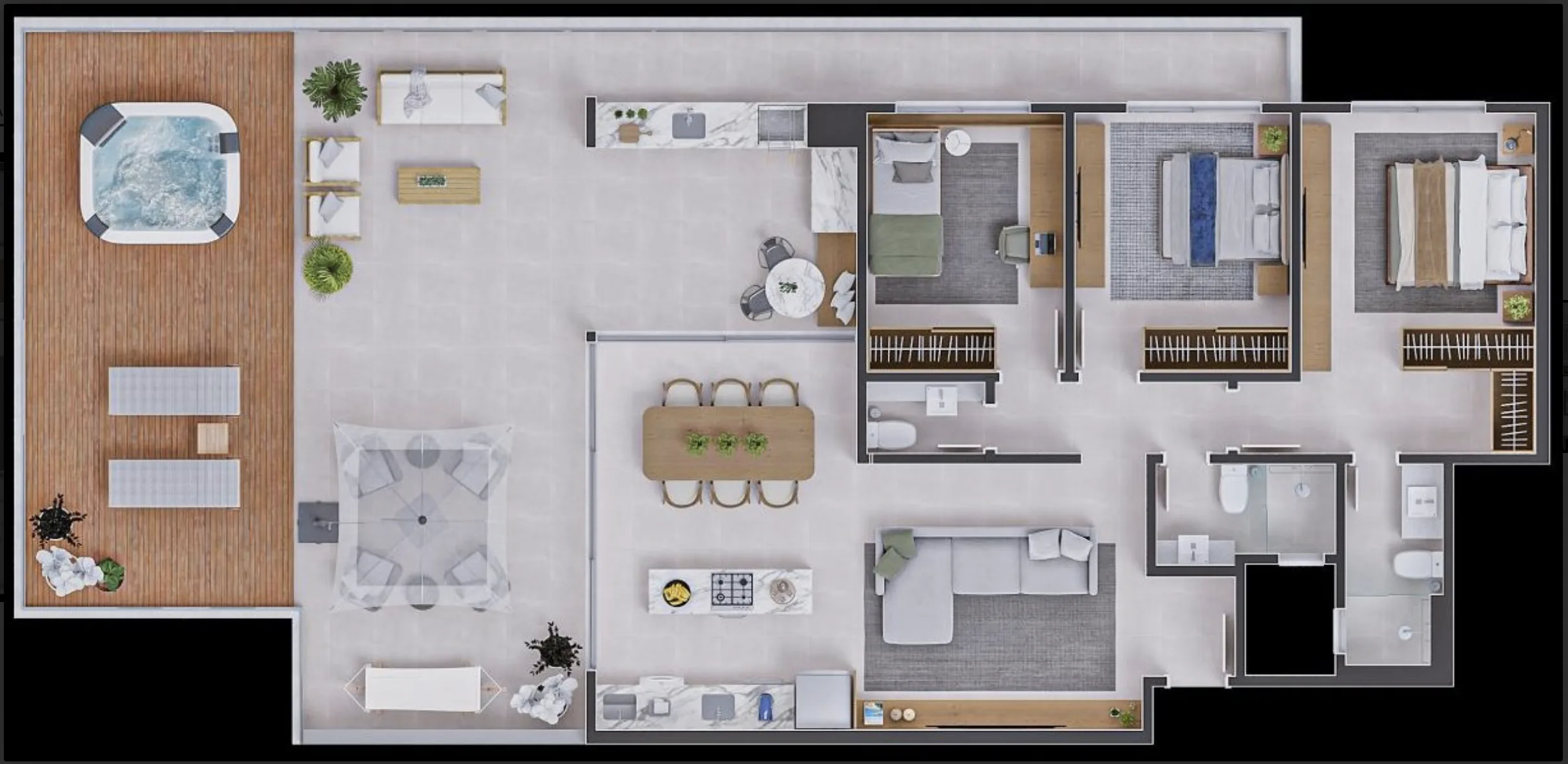 Nautic by Long View: Premium Apartment with Ocean Views in Campeche