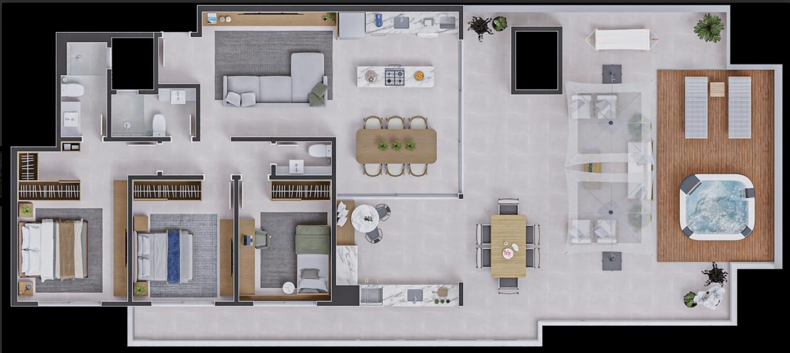 Nautic by Long View: Premium Apartment with Ocean Views in Campeche