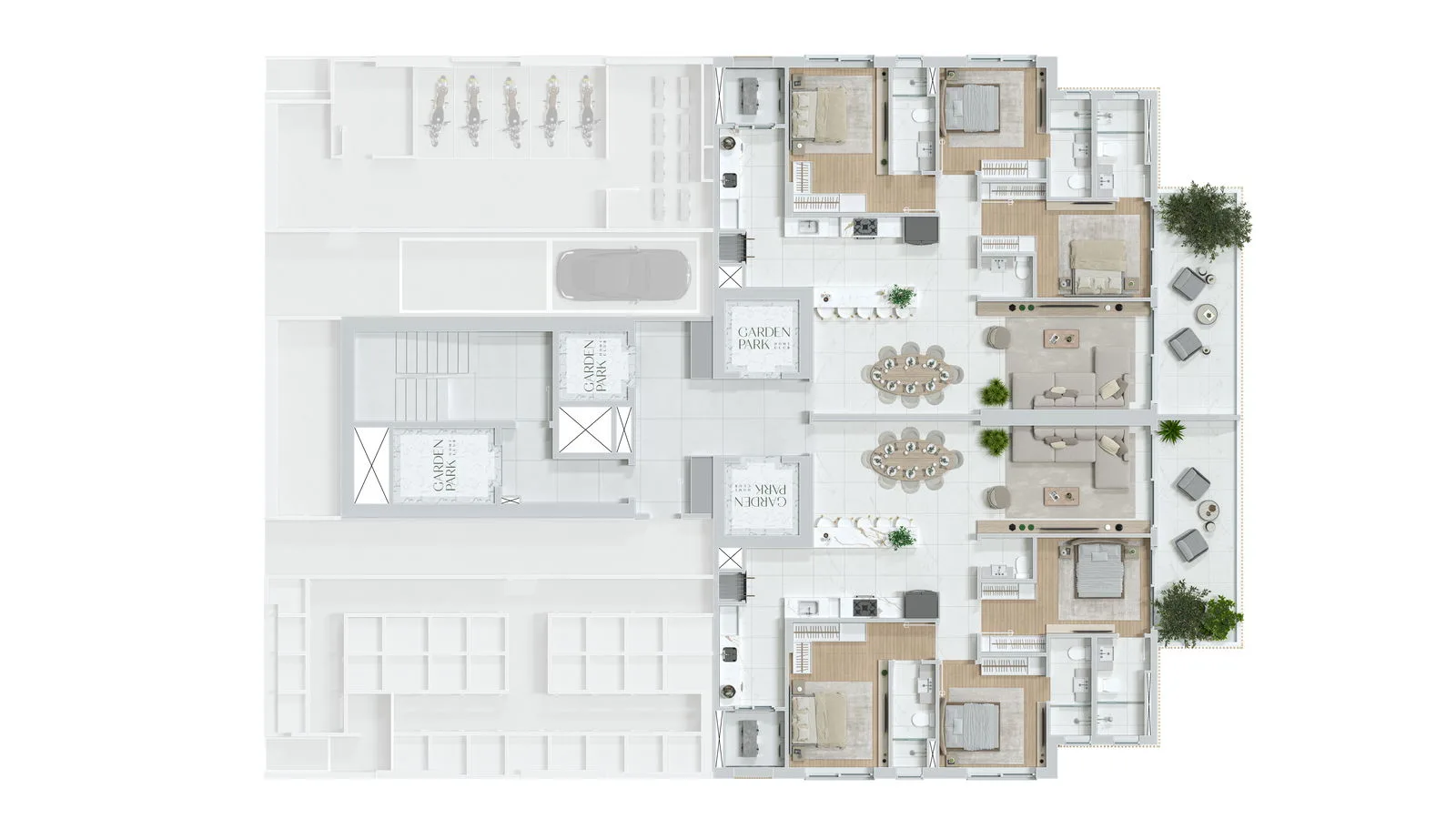 Garden Park Home Club: Premium Apartment in Pioneiros