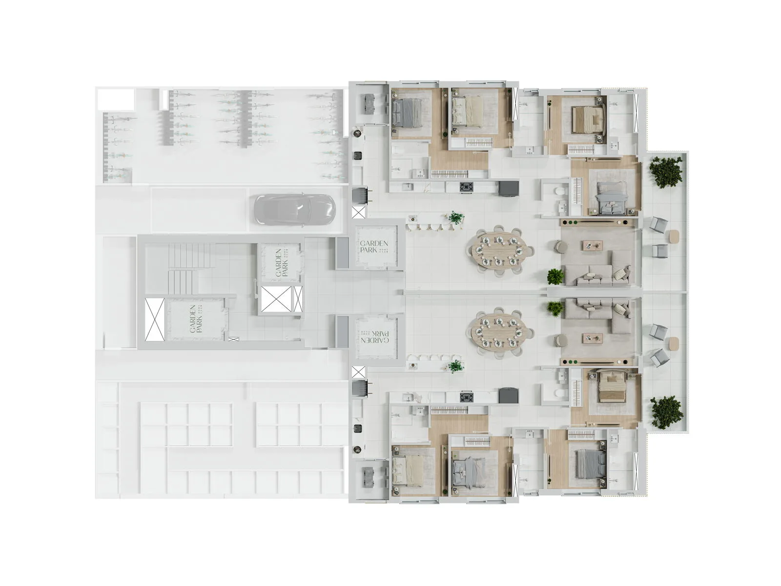 Garden Park Home Club: Premium Apartment in Pioneiros