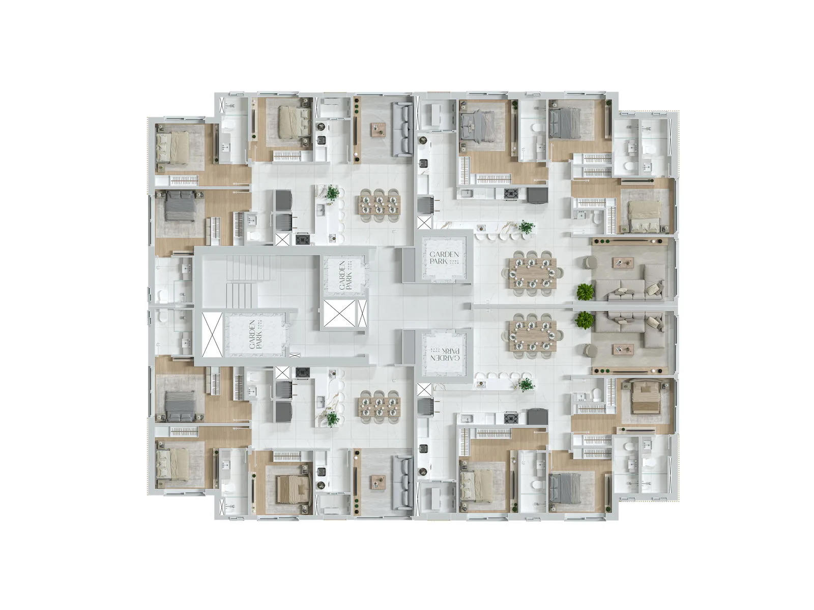 Garden Park Home Club: Premium Apartment in Pioneiros