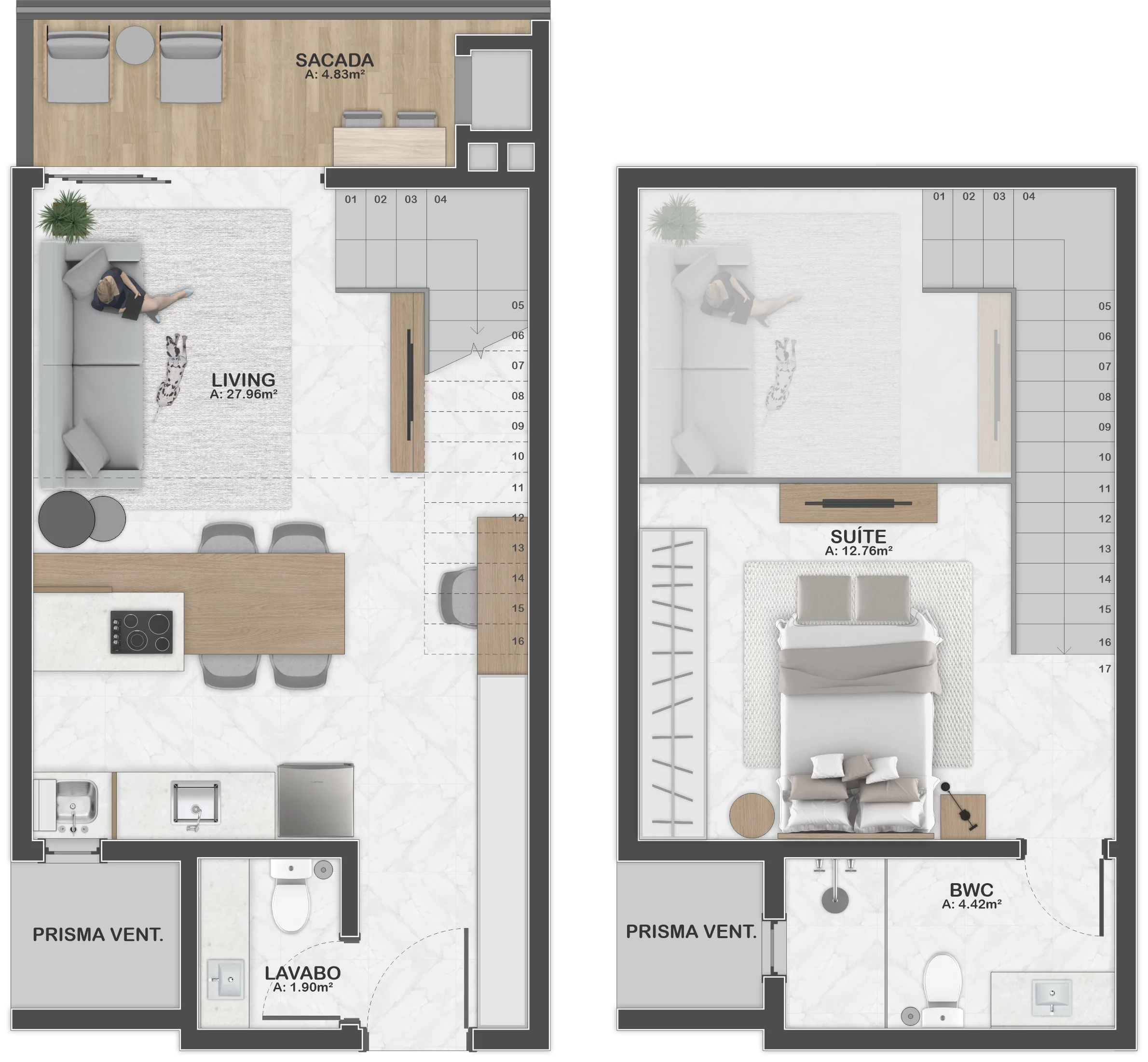 WYNN Santo Antônio: Contemporary Studio in Santo Antônio de Lisboa