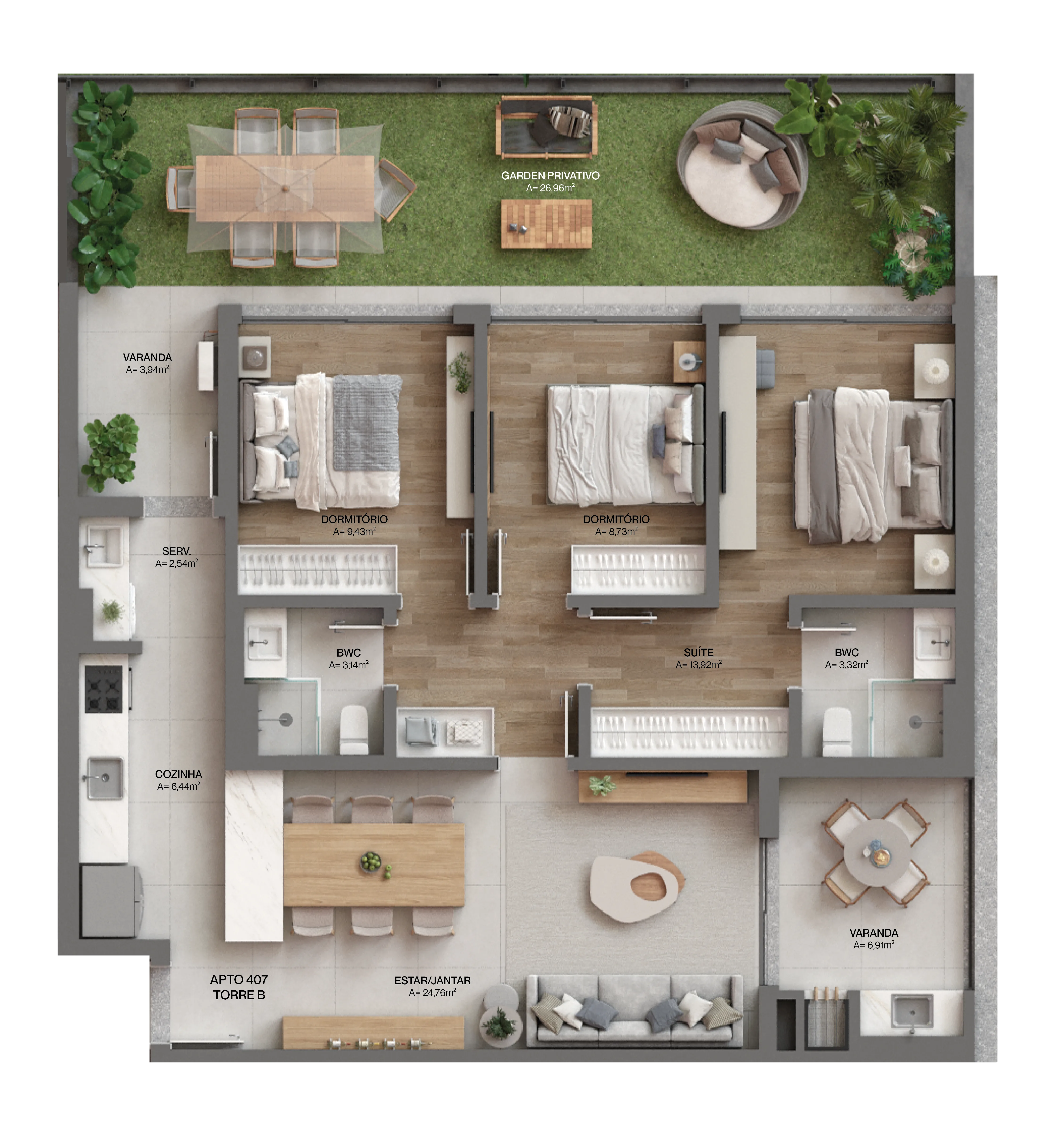 Live Cacupé: Premium Apartment in Florianópolis