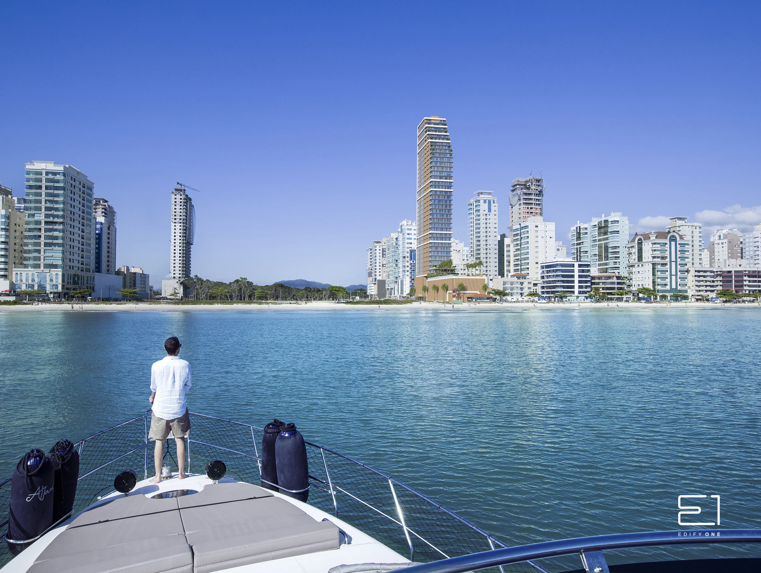 Edify One: Ultra-Luxury Oceanfront Residence with Infinity Pool in Meia Praia