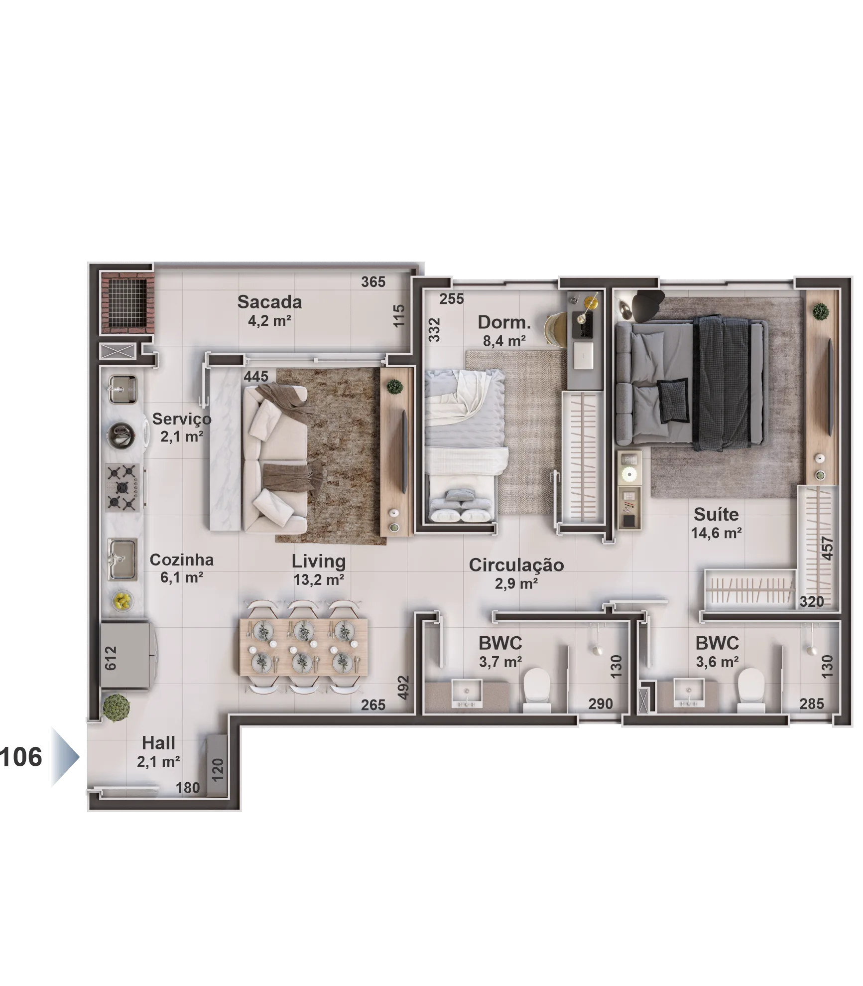 Mont Vert Residencial: Premium Apartment in Cachoeira do Bom Jesus