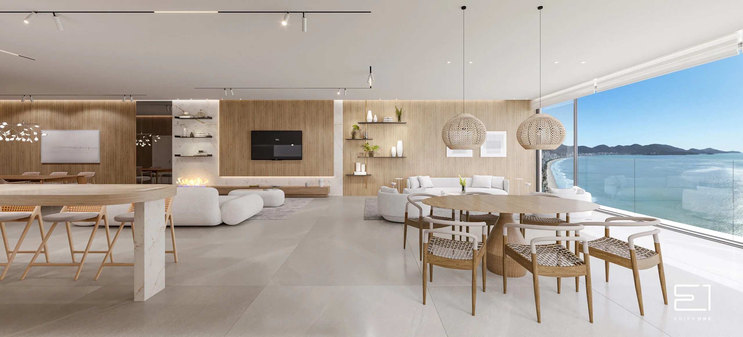 Edify One: Ultra-Luxury Oceanfront Residence with Infinity Pool in Meia Praia