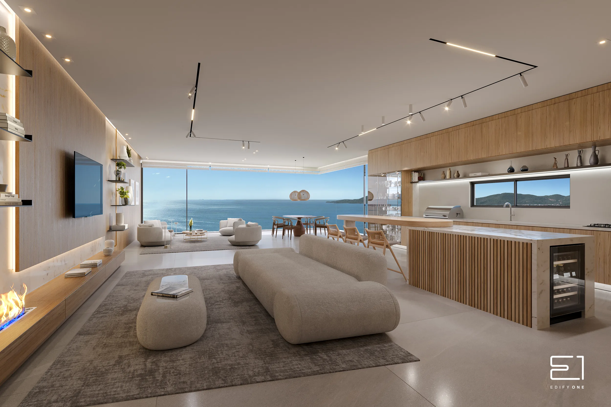 Edify One: Ultra-Luxury Oceanfront Residence with Infinity Pool in Meia Praia