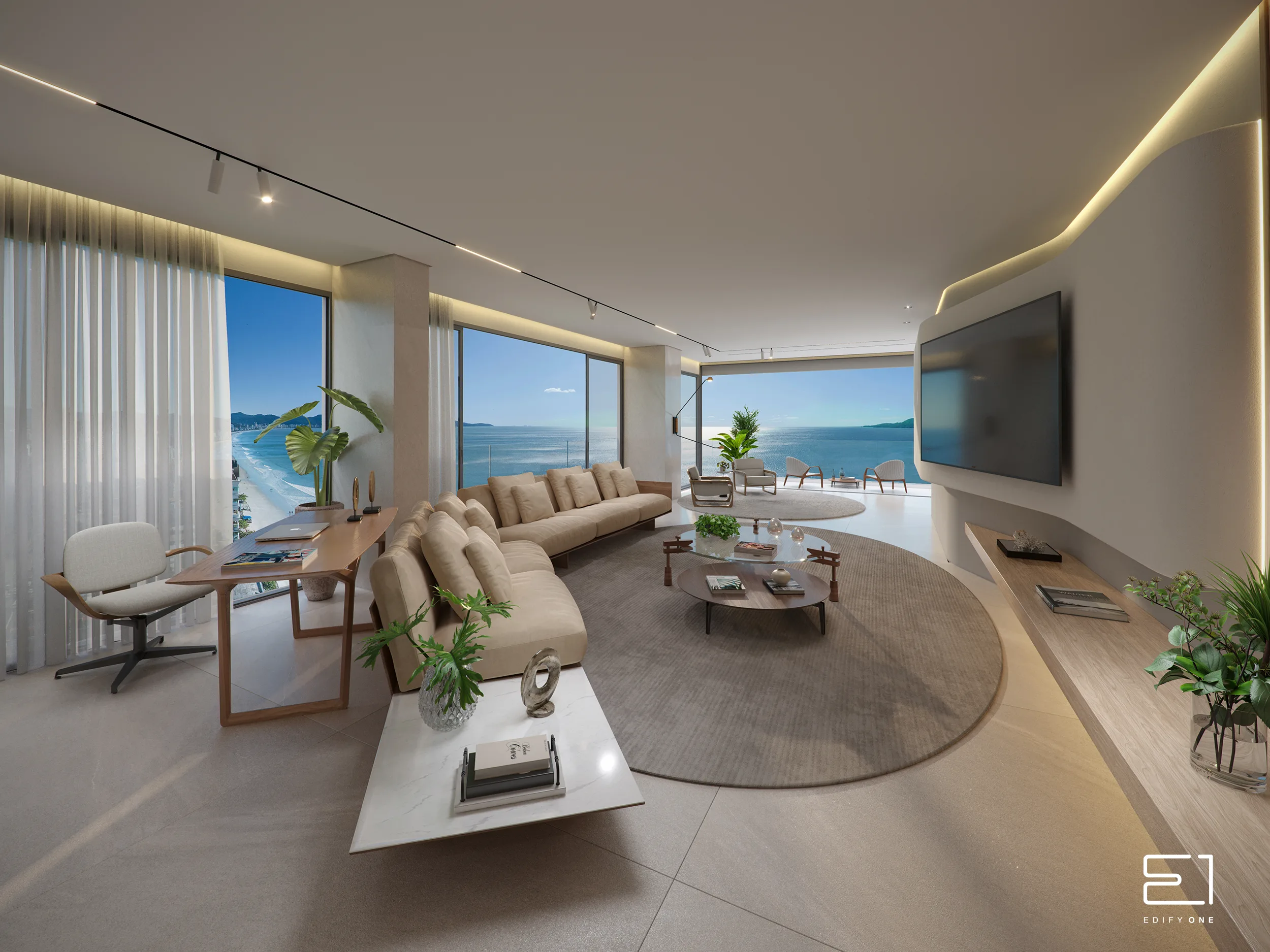 Edify One: Ultra-Luxury Oceanfront Residence with Infinity Pool in Meia Praia