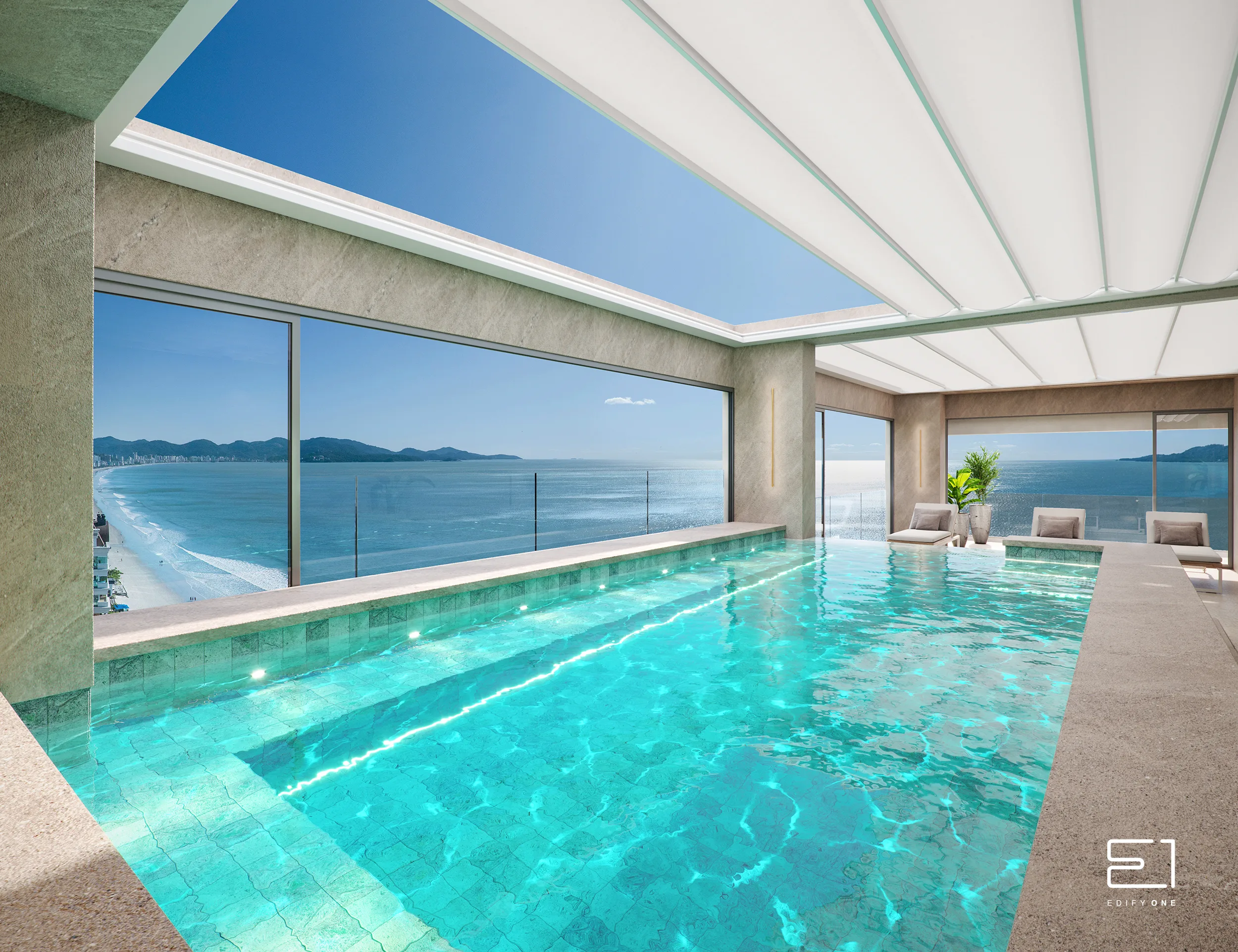 Edify One: Ultra-Luxury Oceanfront Residence with Infinity Pool in Meia Praia