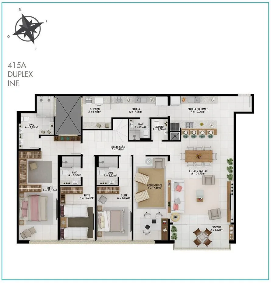 Città Life Residence: Ultra-Luxury Villa with Resort-Style Amenities in Jurerê Internacional