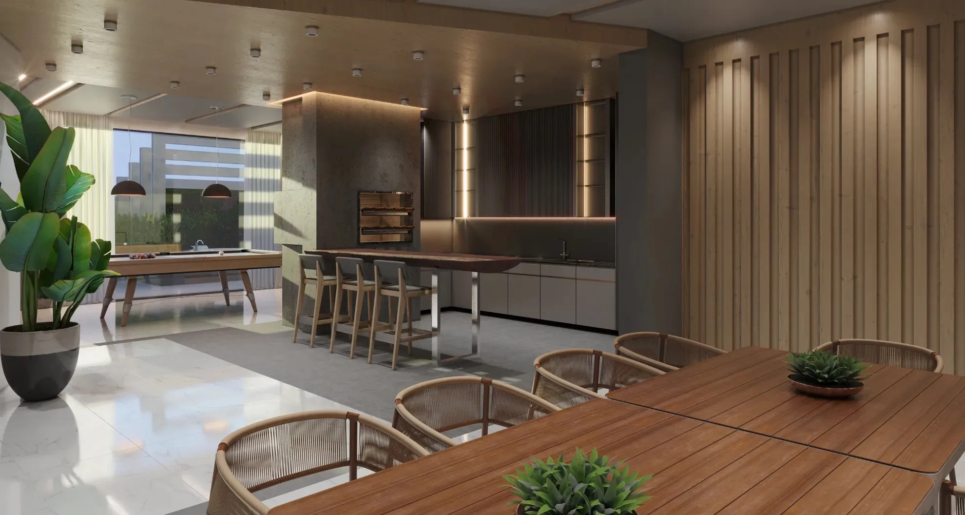 Strait Tower: Luxury Penthouse with Oceanfront Access in Centro