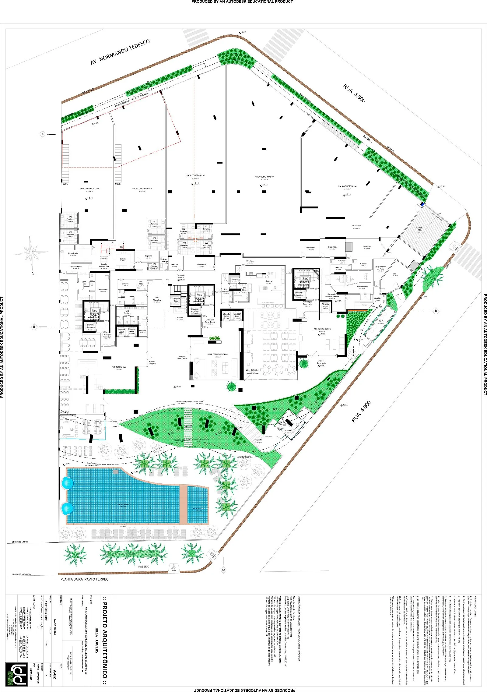 Ibiza Tower: Oceanfront Residence with Private Spa in Avenida Atlântica