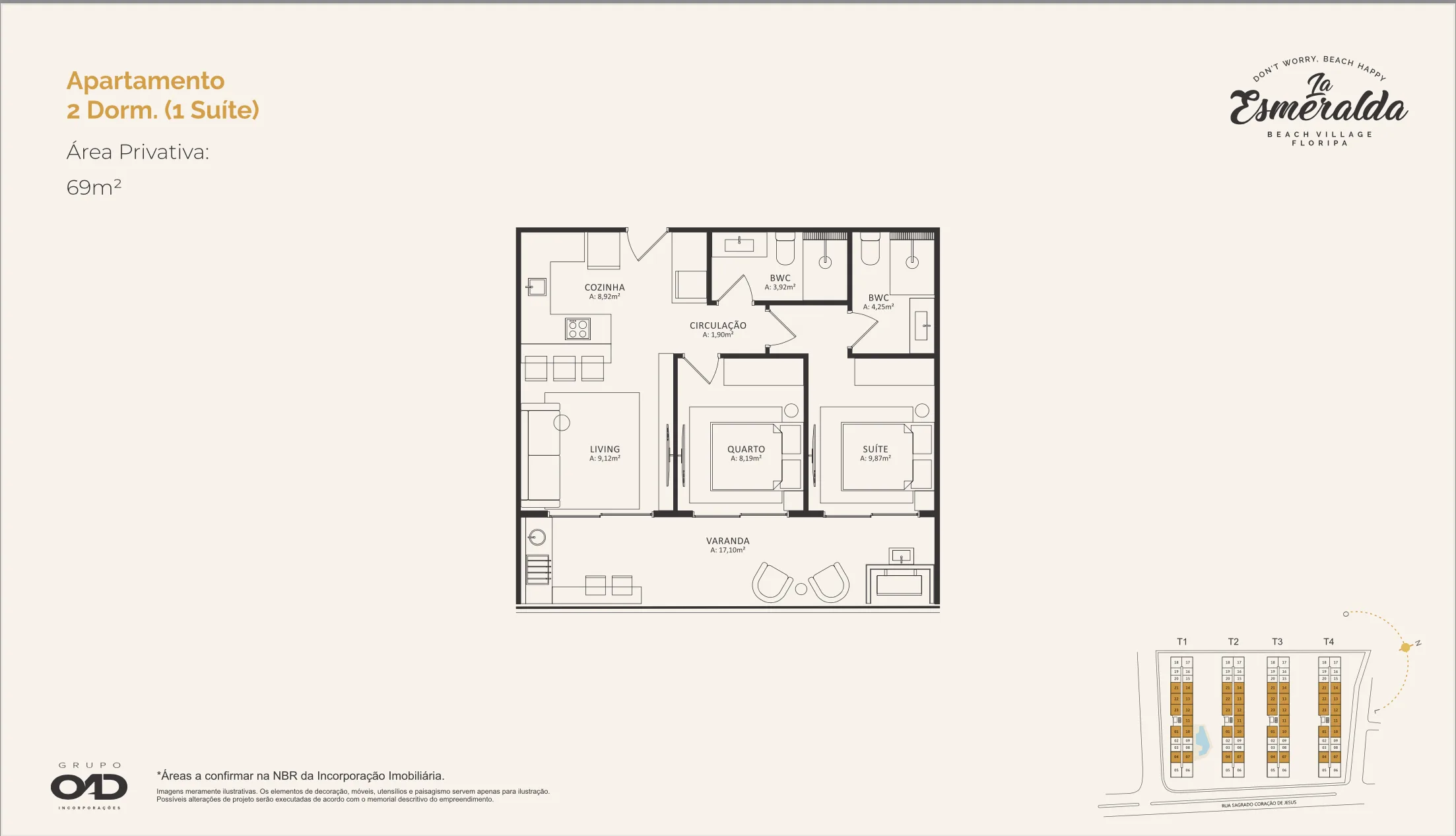 La Esmeralda Beach Village: Premium Penthouse in Morro das Pedras