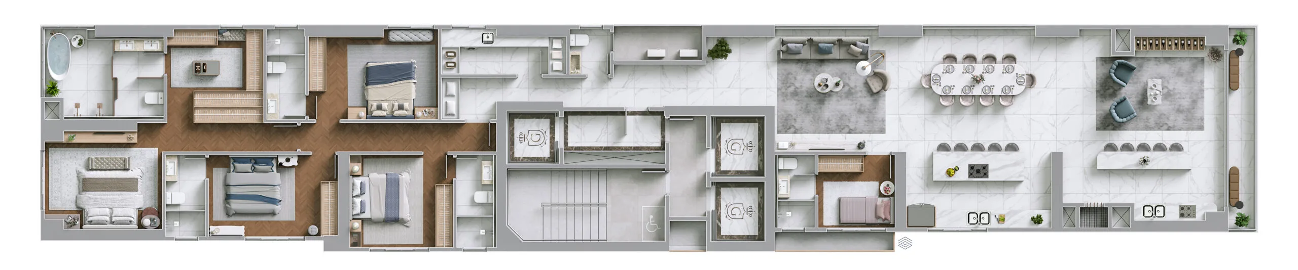 Elizabeth II: Ultra-Luxury Apartments with Oceanfront Views in Meia Praia