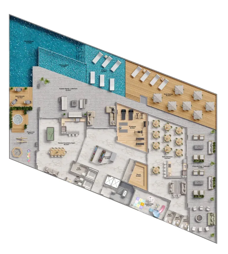 Strait Tower: Luxury Apartments with Oceanfront Access in Centro