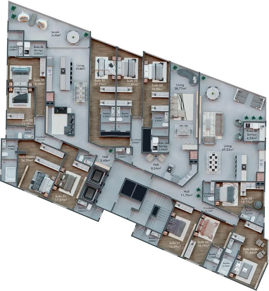 Strait Tower: Luxury Apartments with Oceanfront Access in Centro