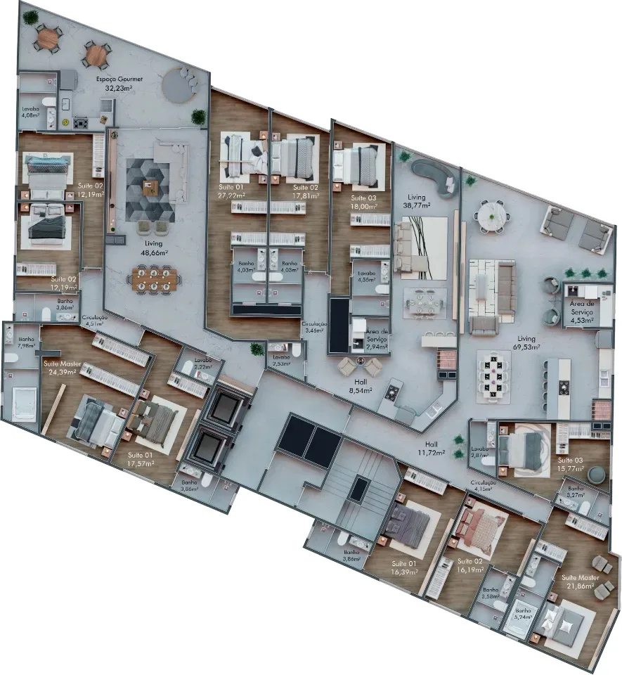 Strait Tower: Luxury Apartments with Oceanfront Access in Centro