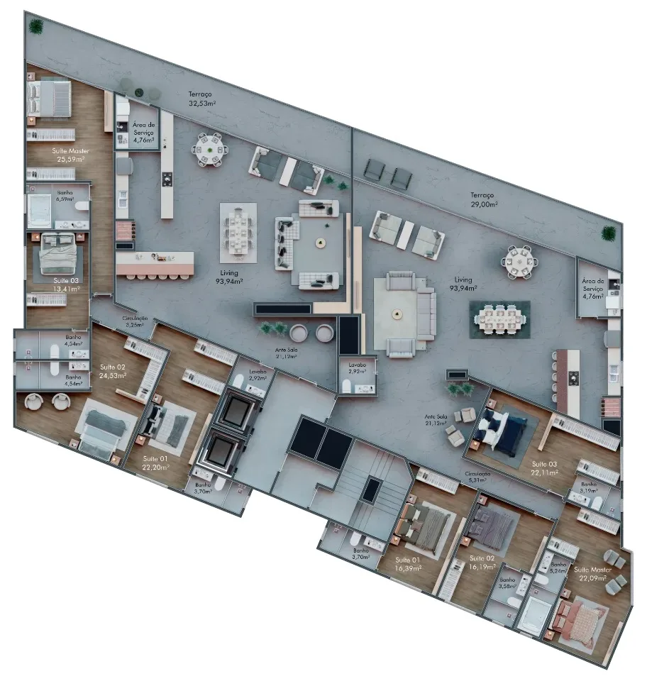 Strait Tower: Luxury Apartments with Oceanfront Access in Centro