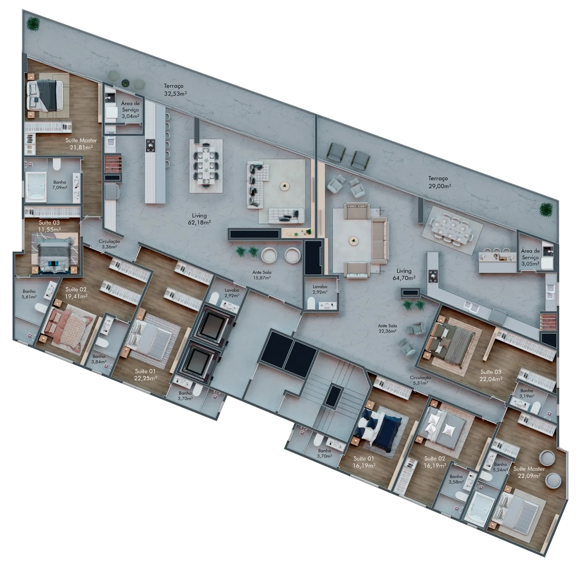 Strait Tower: Luxury Apartments with Oceanfront Access in Centro