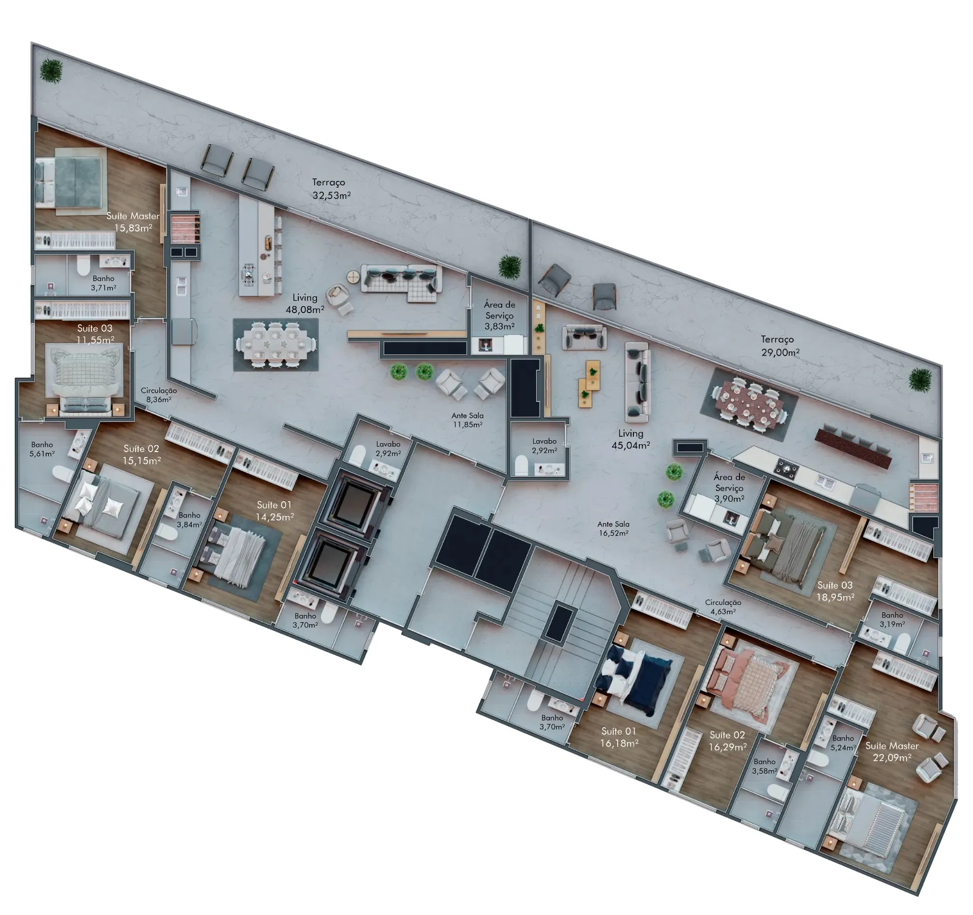 Strait Tower: Luxury Apartments with Oceanfront Access in Centro