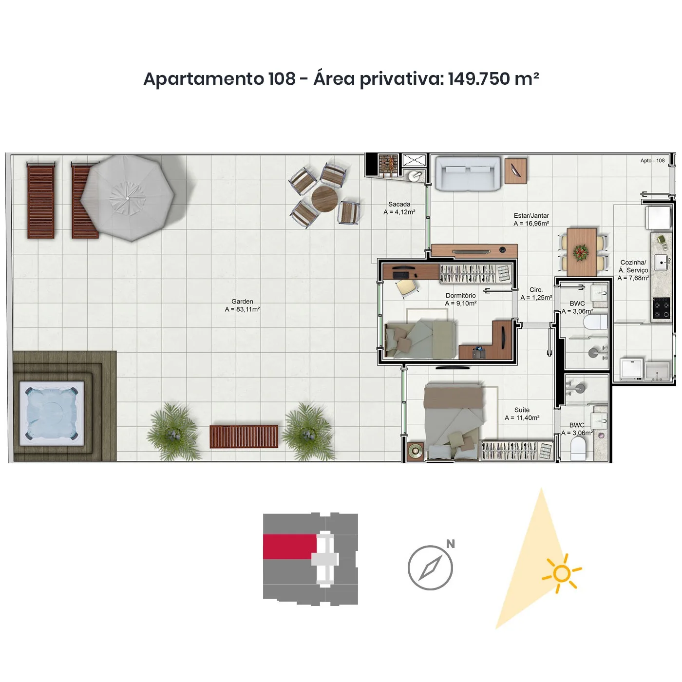 Residencial Inês de Castro: Premium House with Private Garden in Trindade
