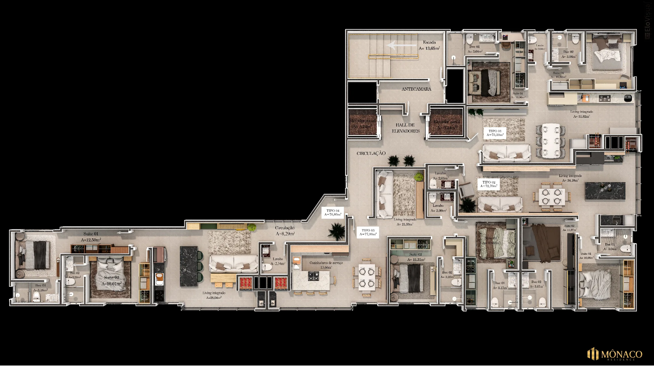 Mônaco Residence: Premium Apartment in Balneário Perequê