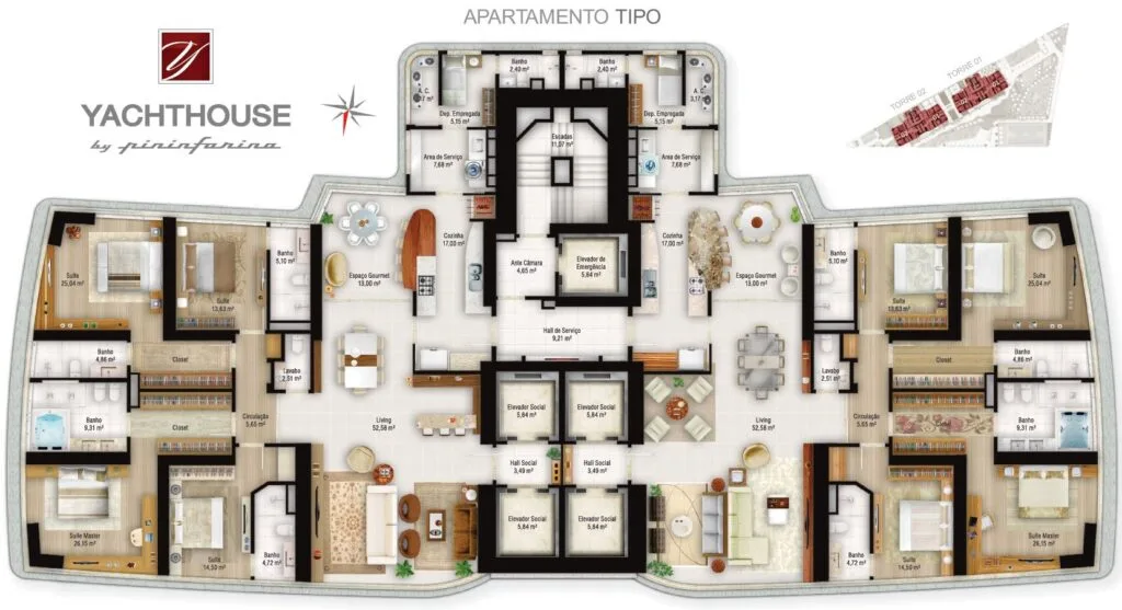 Yachthouse by Pininfarina: Ultra-Luxury Residence in Avenida Atlântica - Balneário Camboriú - Image 40 | Rocks Investments