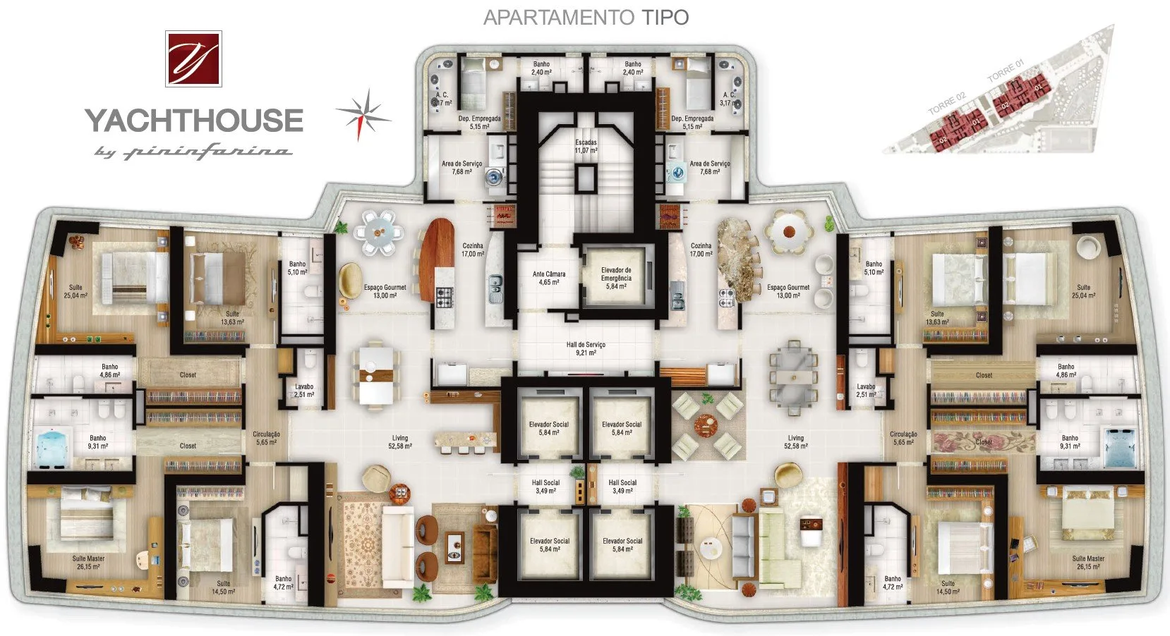 Yachthouse by Pininfarina: Ultra-Luxury Residence in Avenida Atlântica