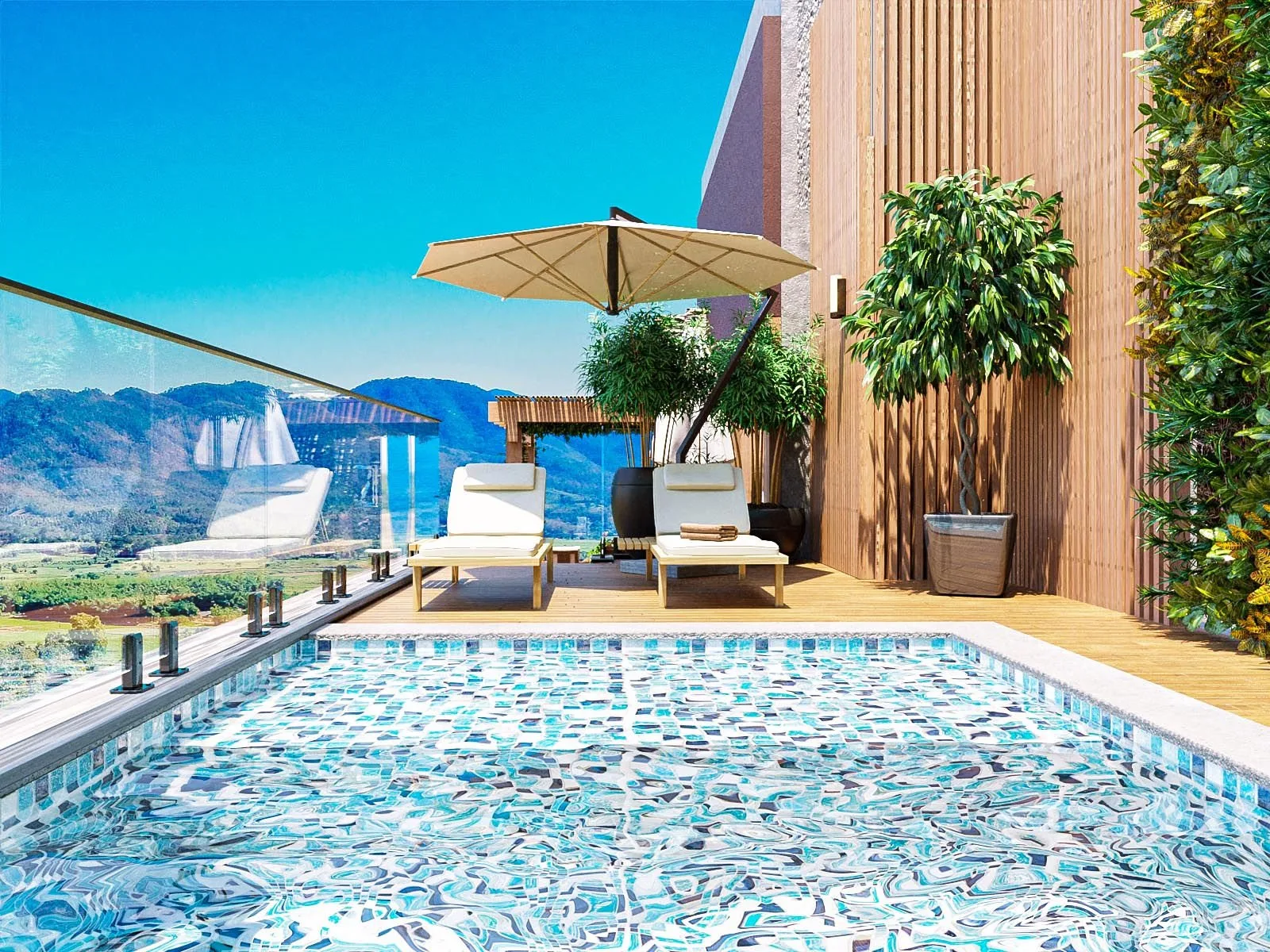 MAWA Residence: Premium Apartment with Rooftop in Balneário Perequê