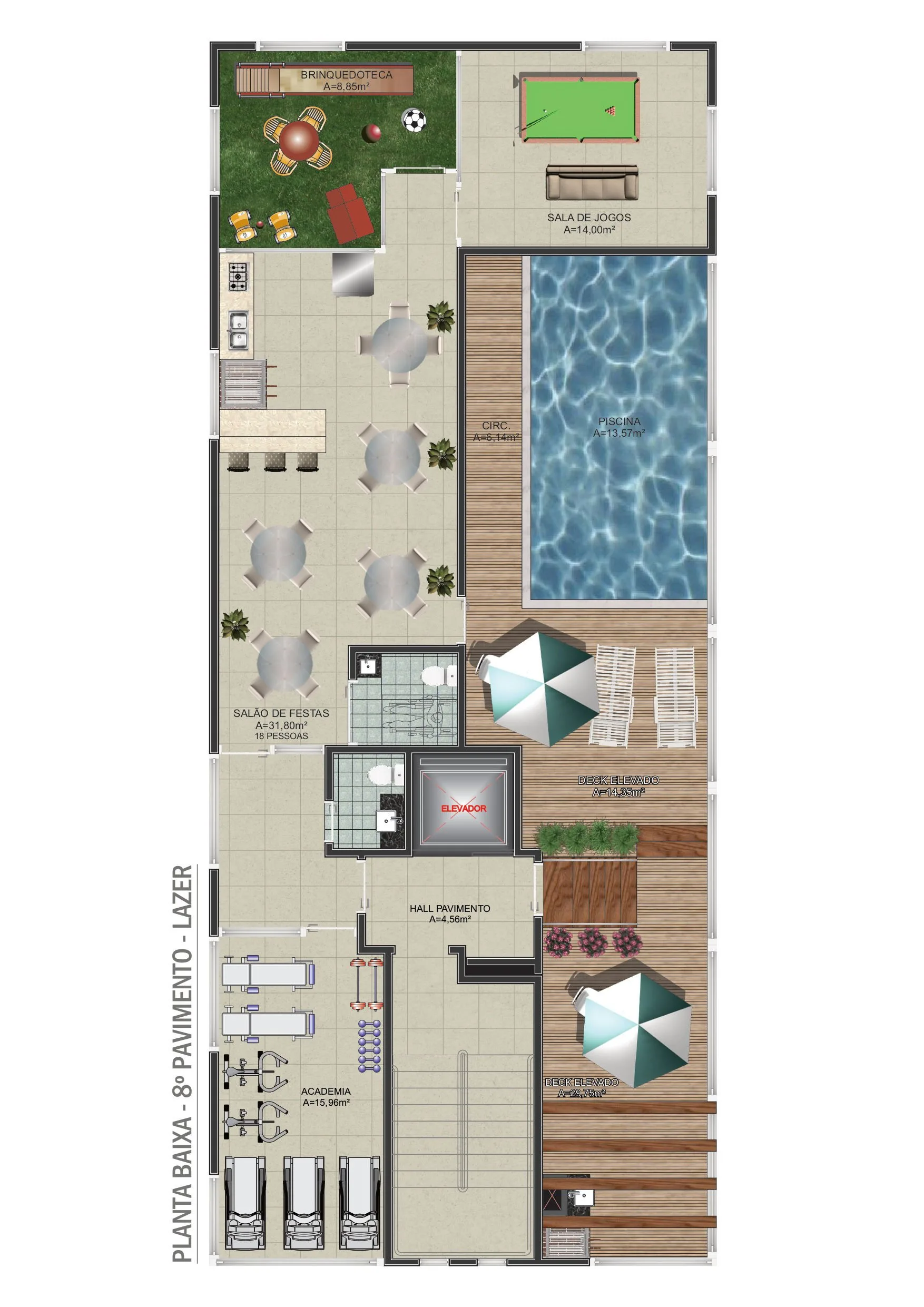 MAWA Residence: Premium Apartment with Rooftop in Balneário Perequê