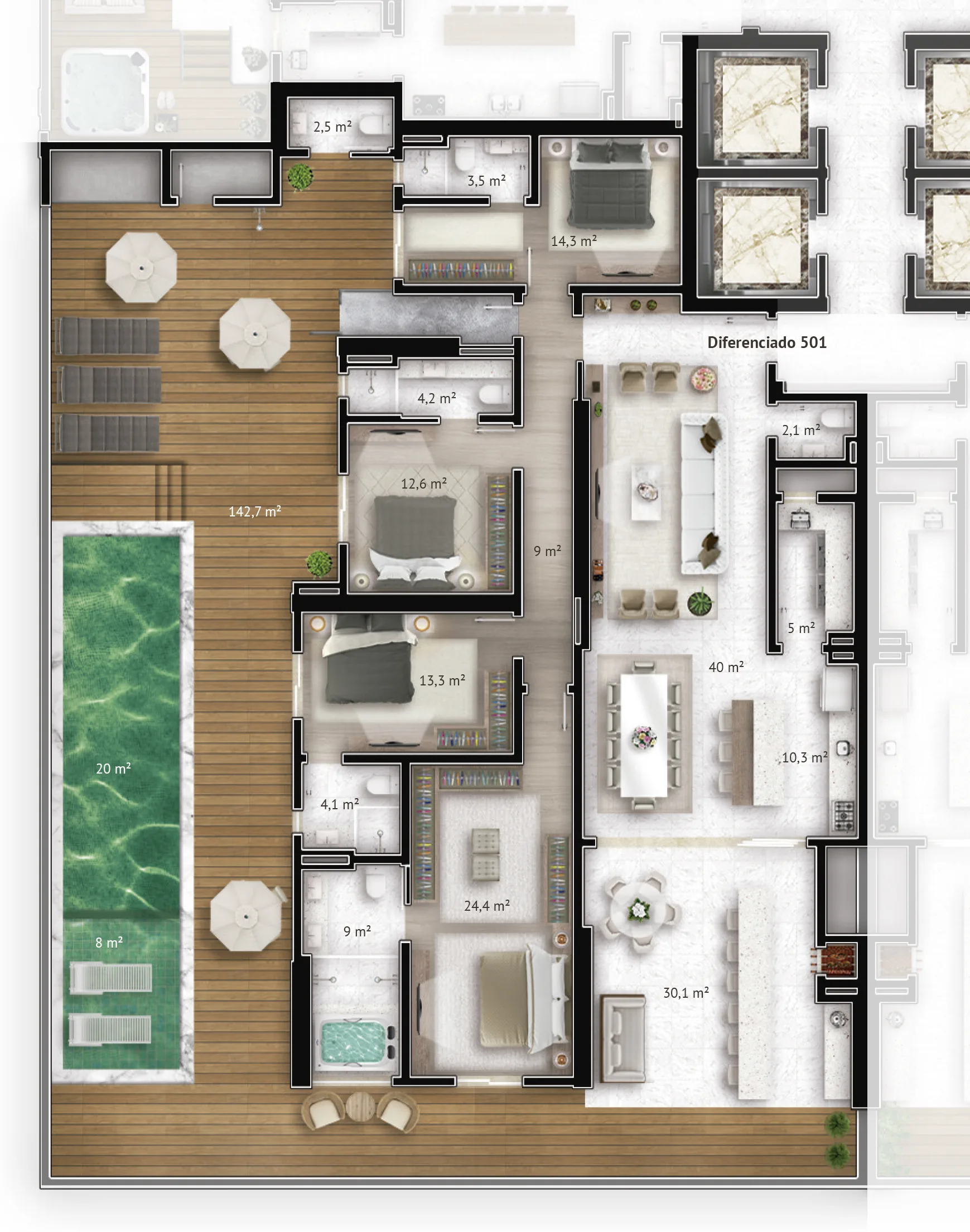 La Rocca by Dallo: Luxury Apartments in Centro Itapema