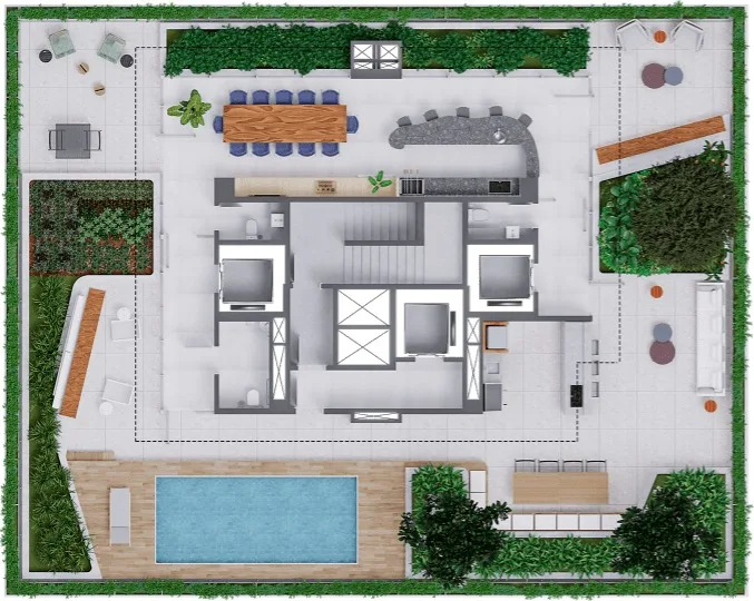 D/Sense Home Design: Luxury House with Fitwel Certification in Centro