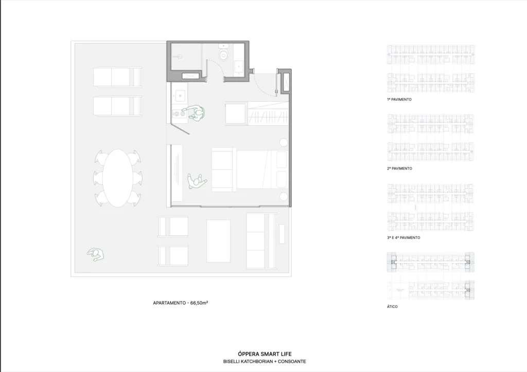 Óppera Smart Life: Contemporary Studio in Campeche - Florianópolis - Image 9 | Rocks Investments