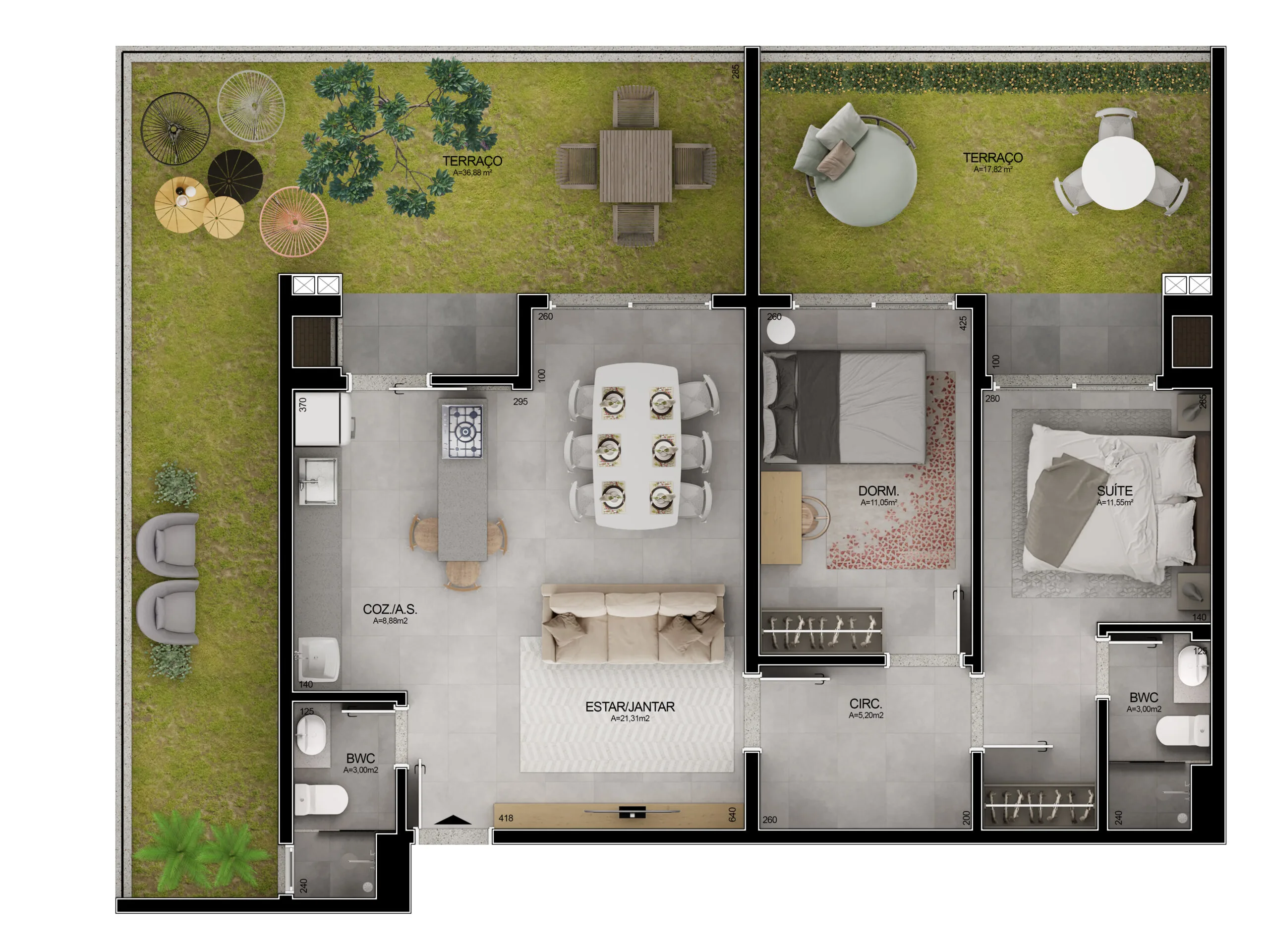 Mobby Campeche: Contemporary Studio in Florianópolis