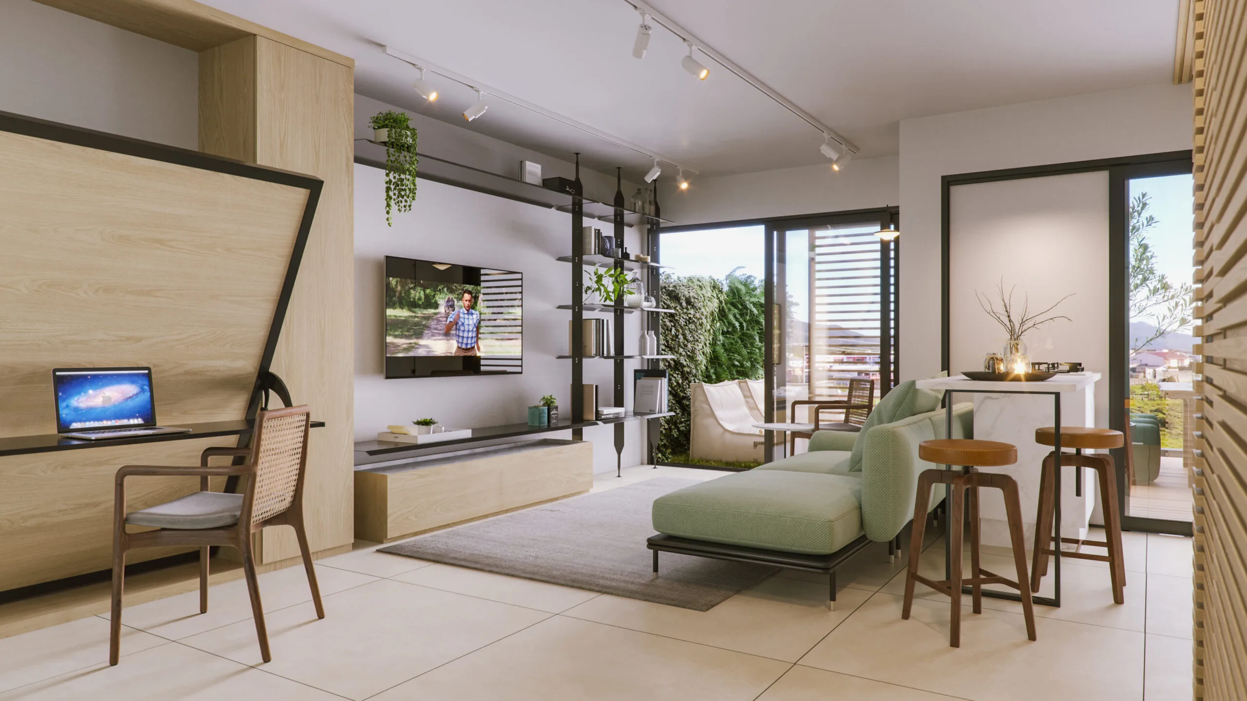 Mobby Campeche: Contemporary Studio in Florianópolis