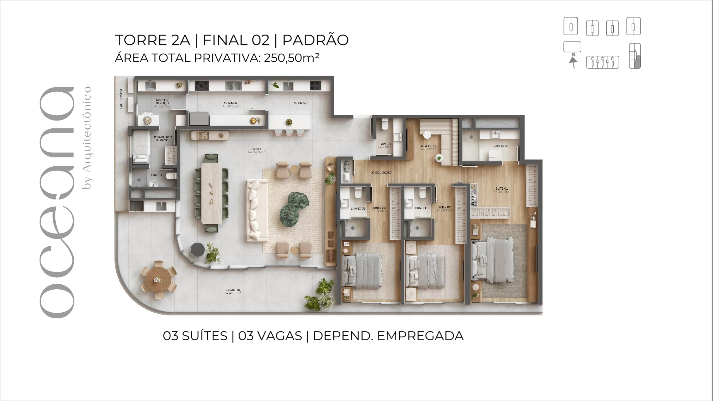 Oceana by CFL: Ultra-Luxury Penthouse with Seafront Positioning in Jurerê