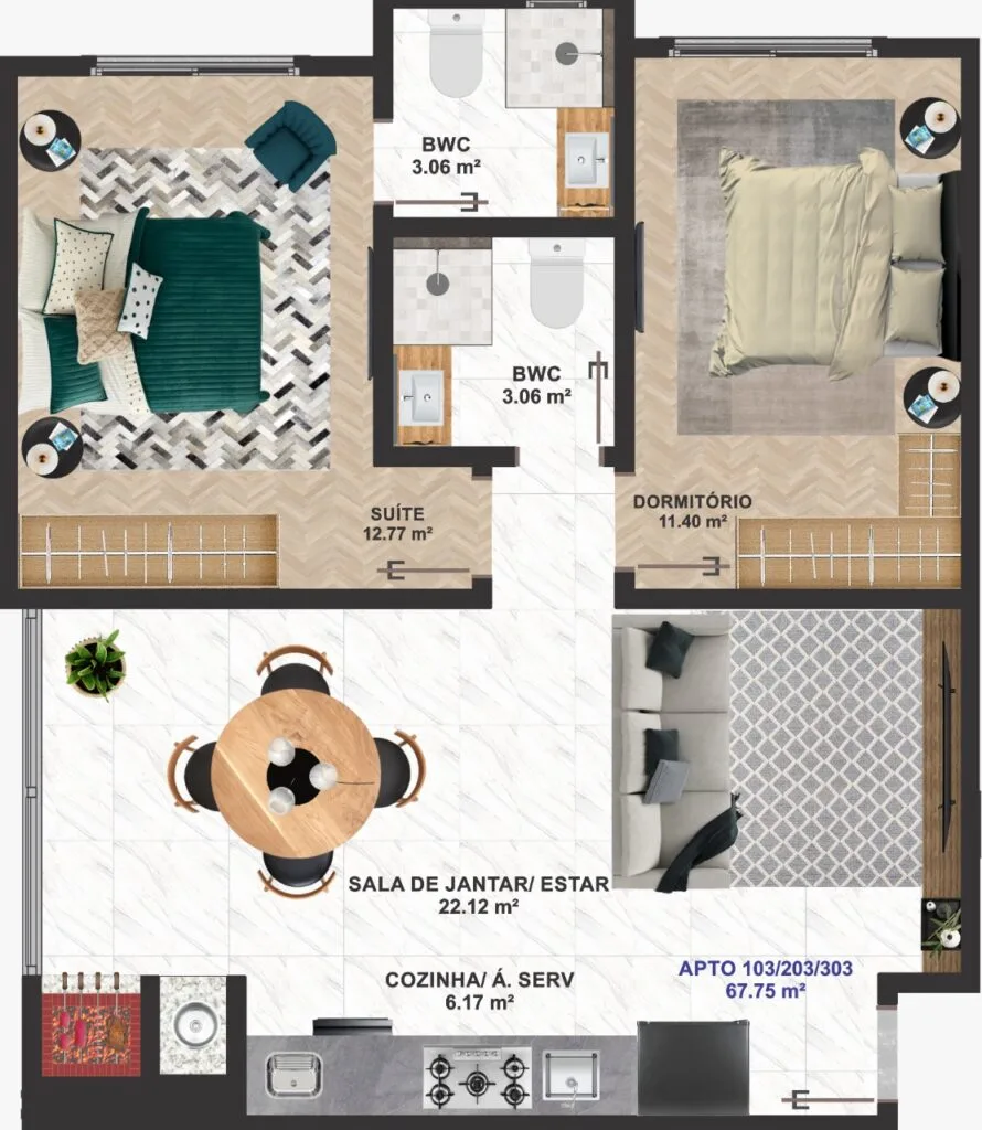 Canasjurê Residence: Premium House with Rooftop Pool in Florianópolis - Florianópolis - Floor Plan 1 | Rocks Investments