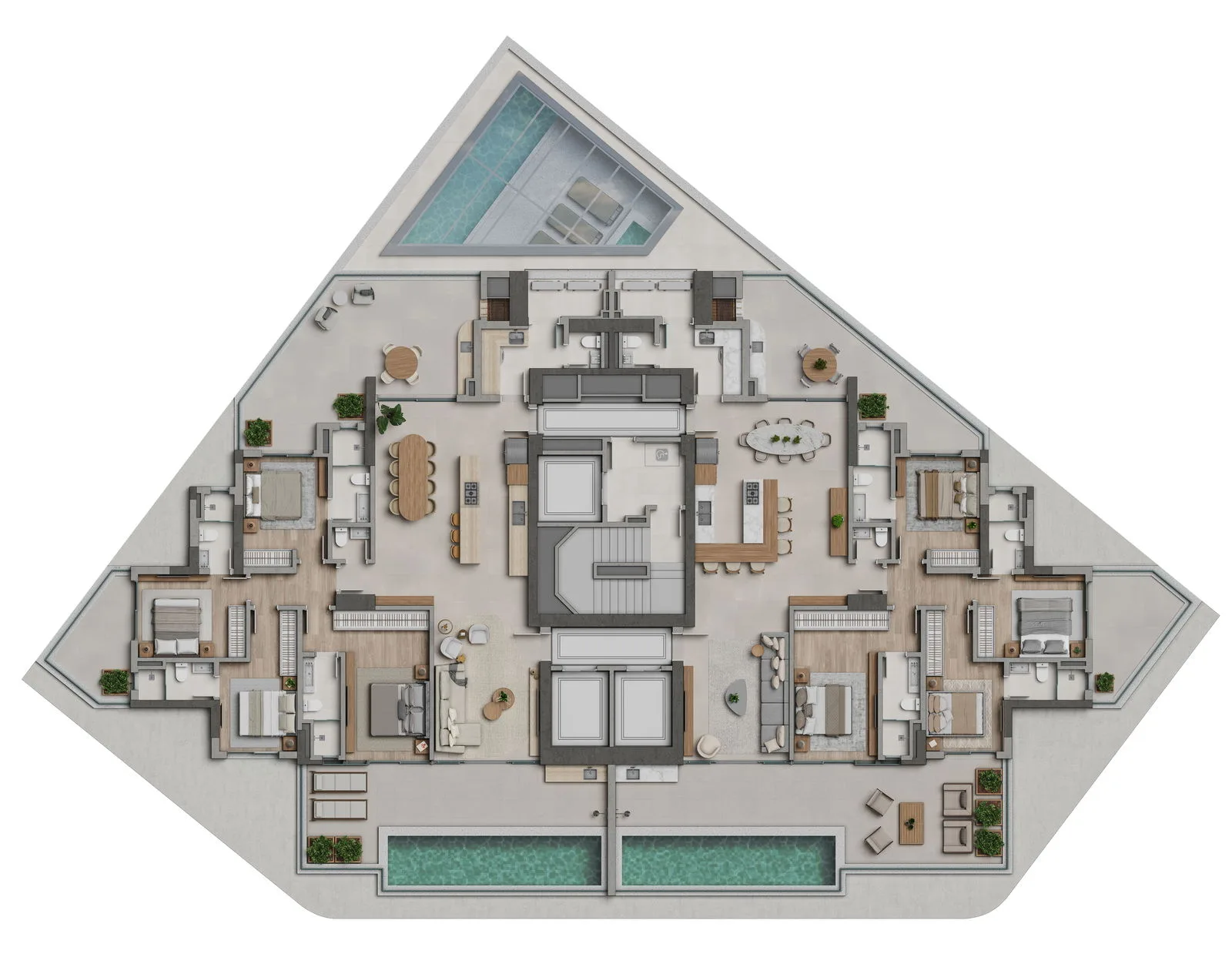 Alaia by Embraed: Ultra-Luxury Penthouse with Private Terrace in Centro