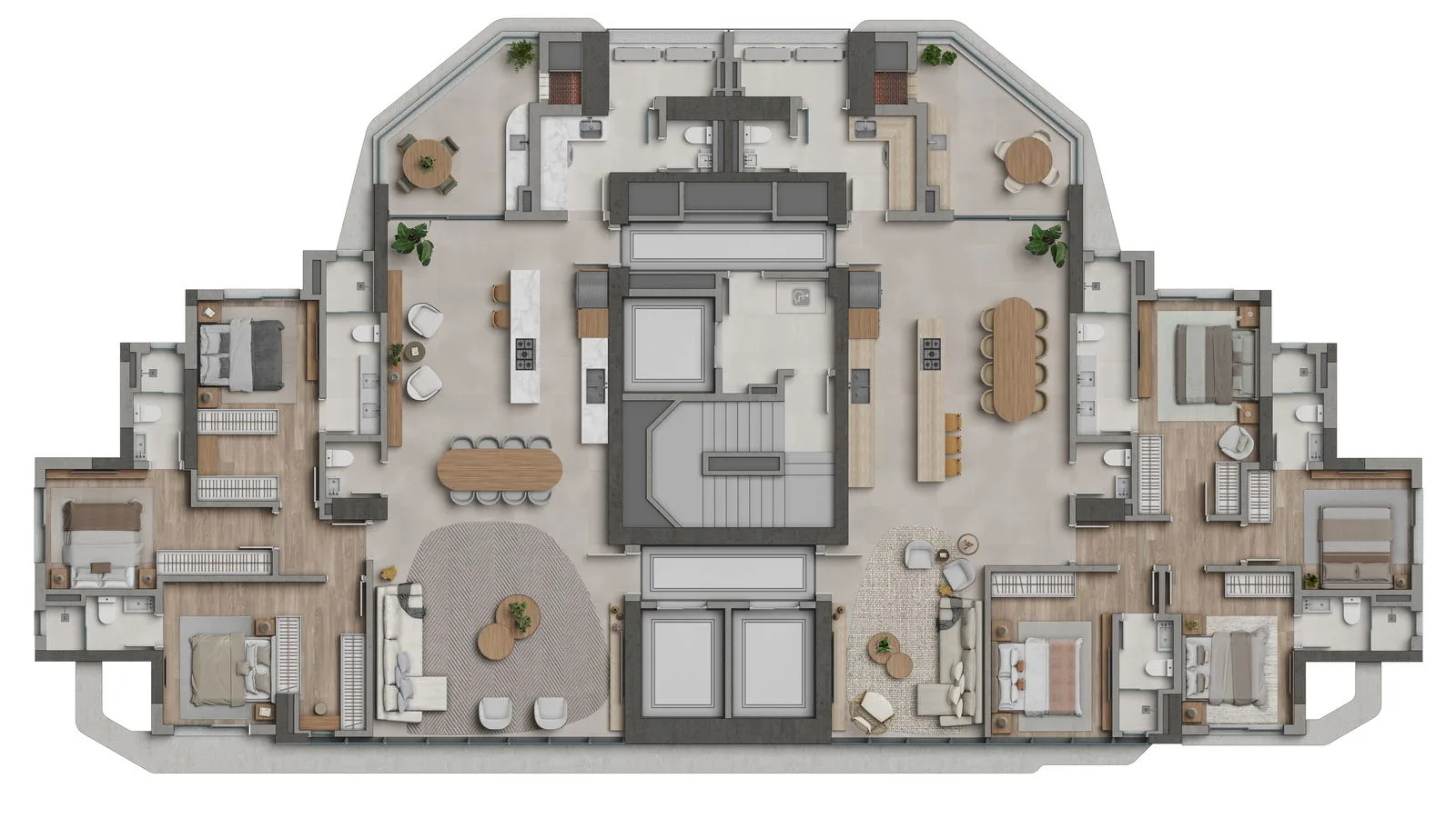 Alaia by Embraed: Ultra-Luxury Penthouse with Private Terrace in Centro