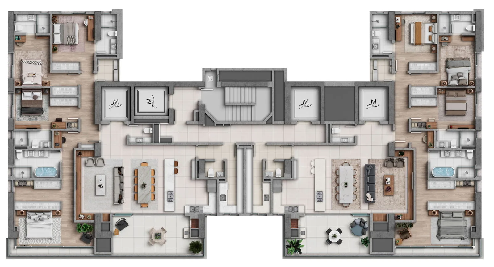 Marena by EMBRAED: Ultra-Luxury Penthouse with Private Pool in Centro