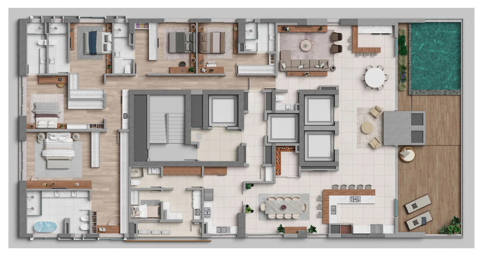 Hyde by Embraed: Ultra-Luxury Penthouse with Private Pool in Centro