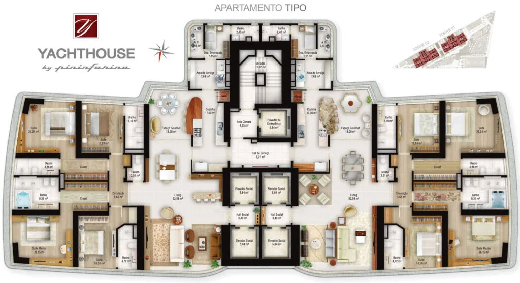 Yachthouse by Pininfarina: Ultra-Luxury Residence in Avenida Atlântica - Balneário Camboriú - Image 31 | Rocks Investments