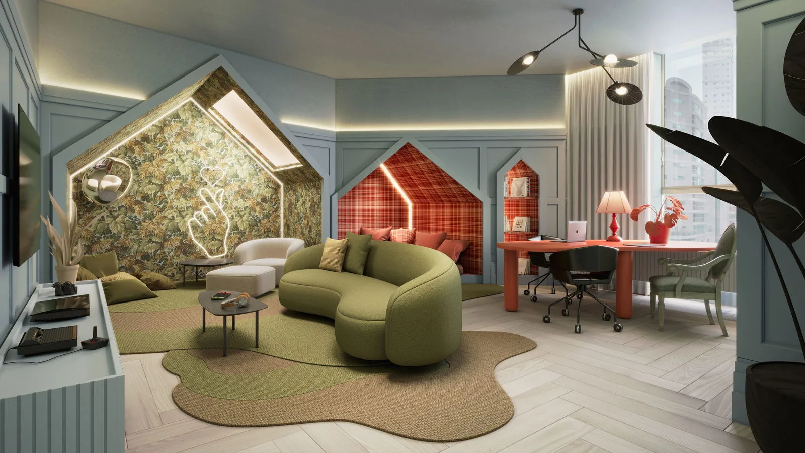 Gales Village Contemporâneo: Luxury Penthouse in Centro