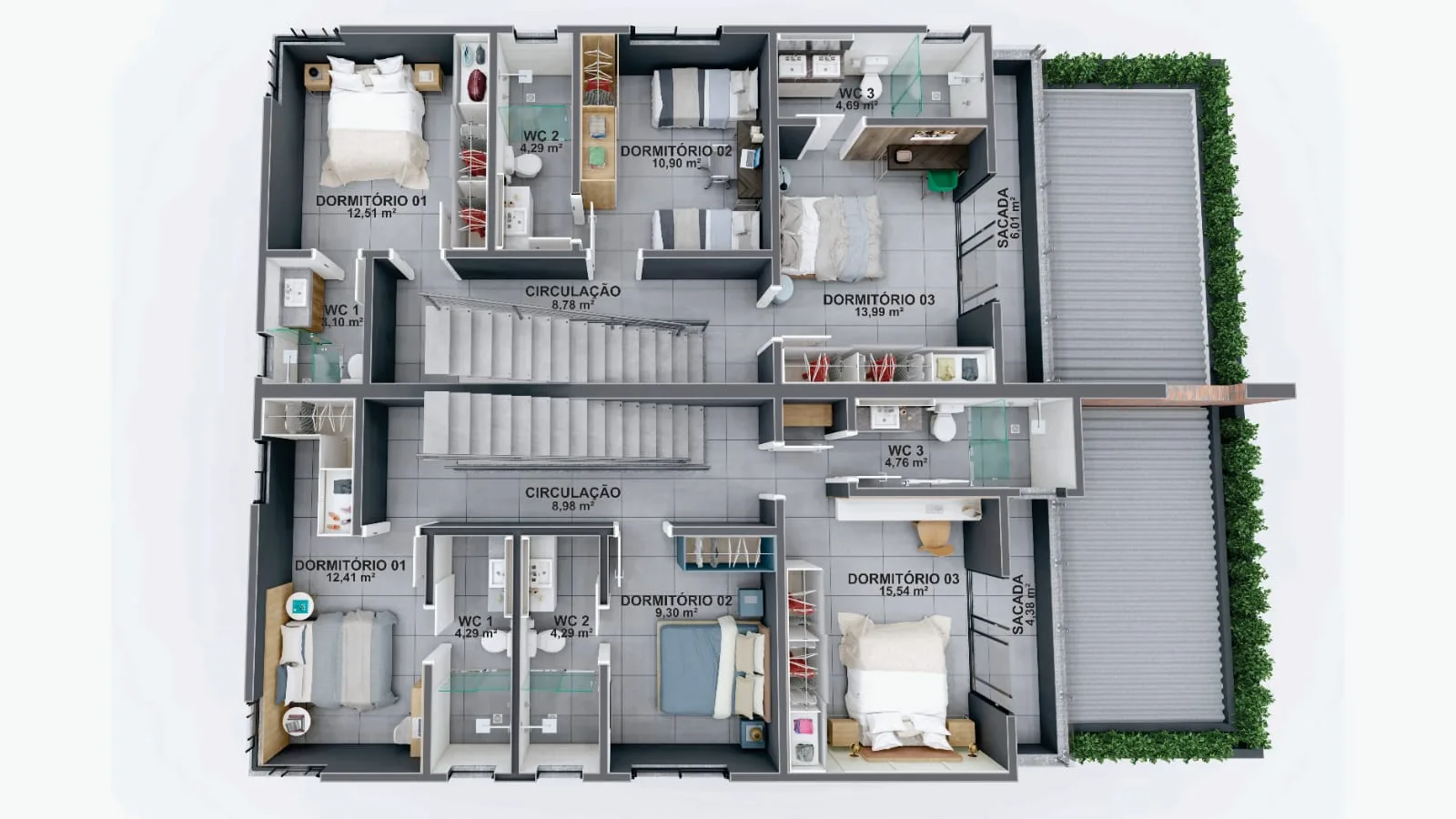 Real Parque Novo Norte: Premium Townhouse with Private Pool in Florianópolis