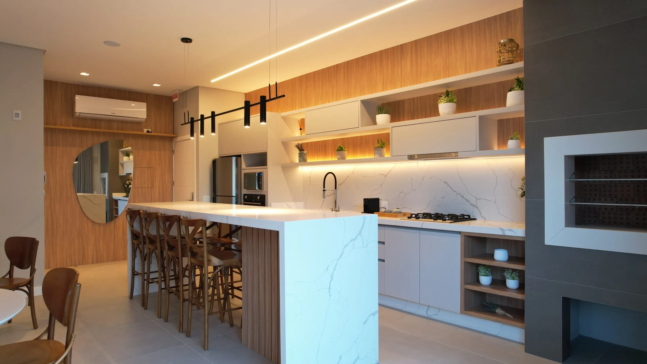 Contemporary Residence with Heated Pool in Florianópolis