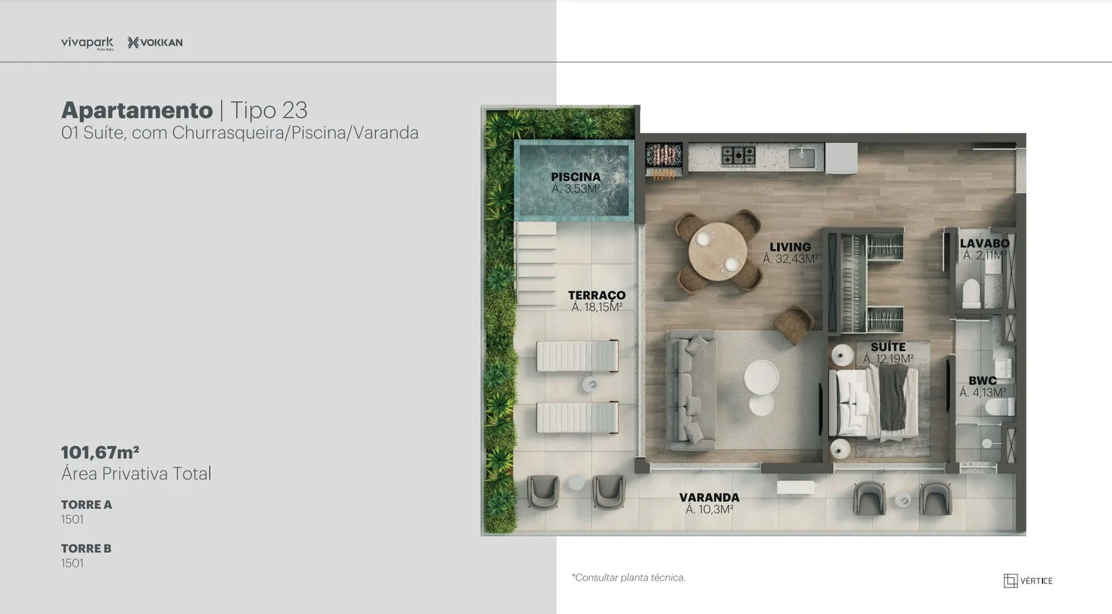 Vértice at Vivapark: Premium Residence in Porto Belo