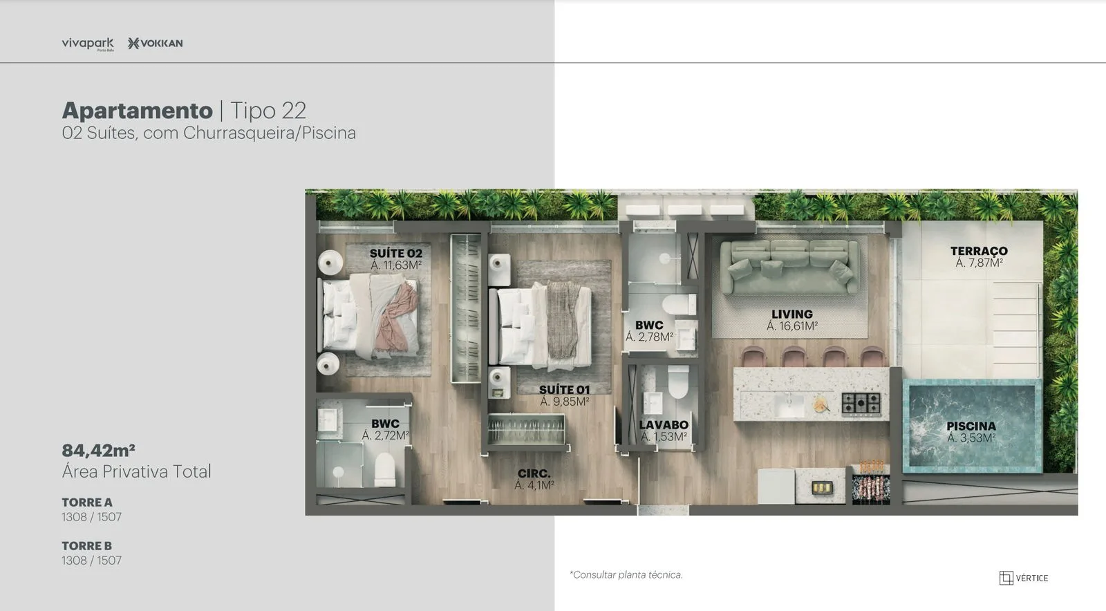 Vértice at Vivapark: Premium Residence in Porto Belo