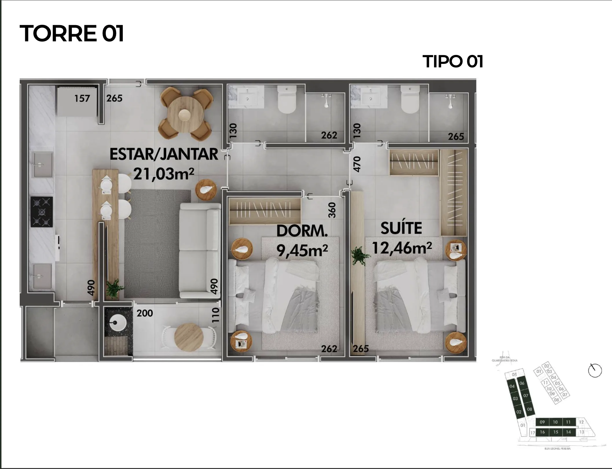 Adore I Level Up: Premium Apartments in Cachoeira do Bom Jesus