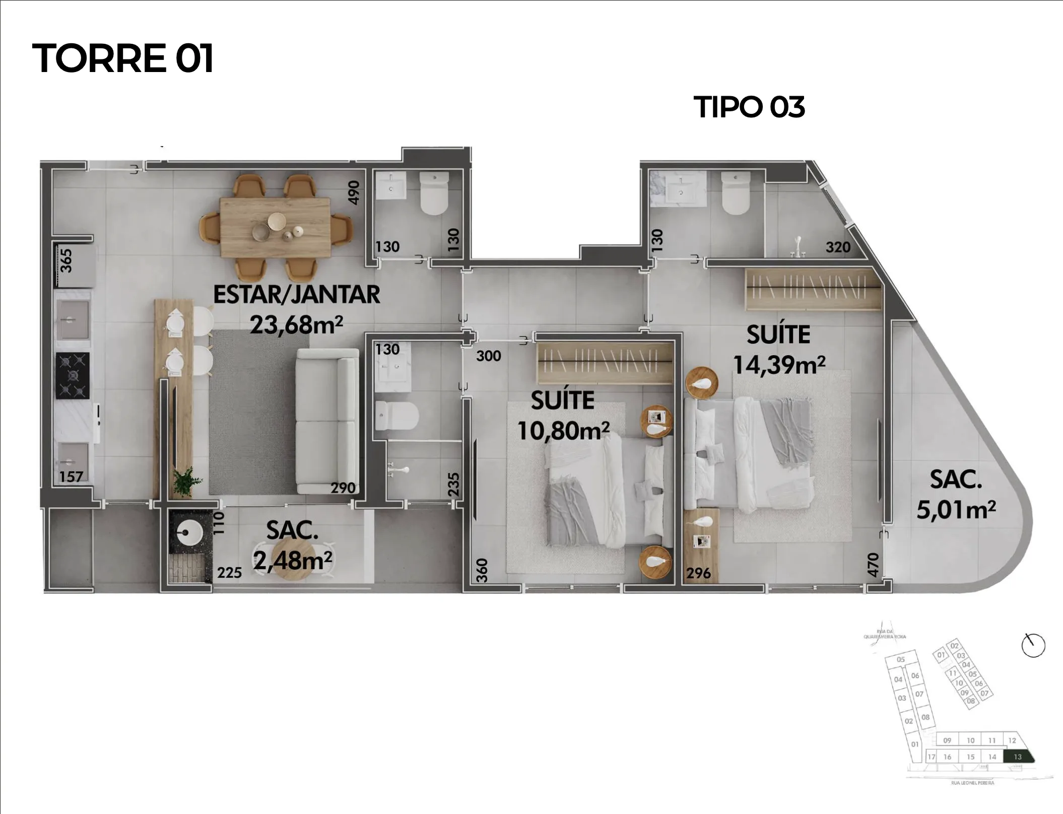 Adore I Level Up: Premium Apartments in Cachoeira do Bom Jesus